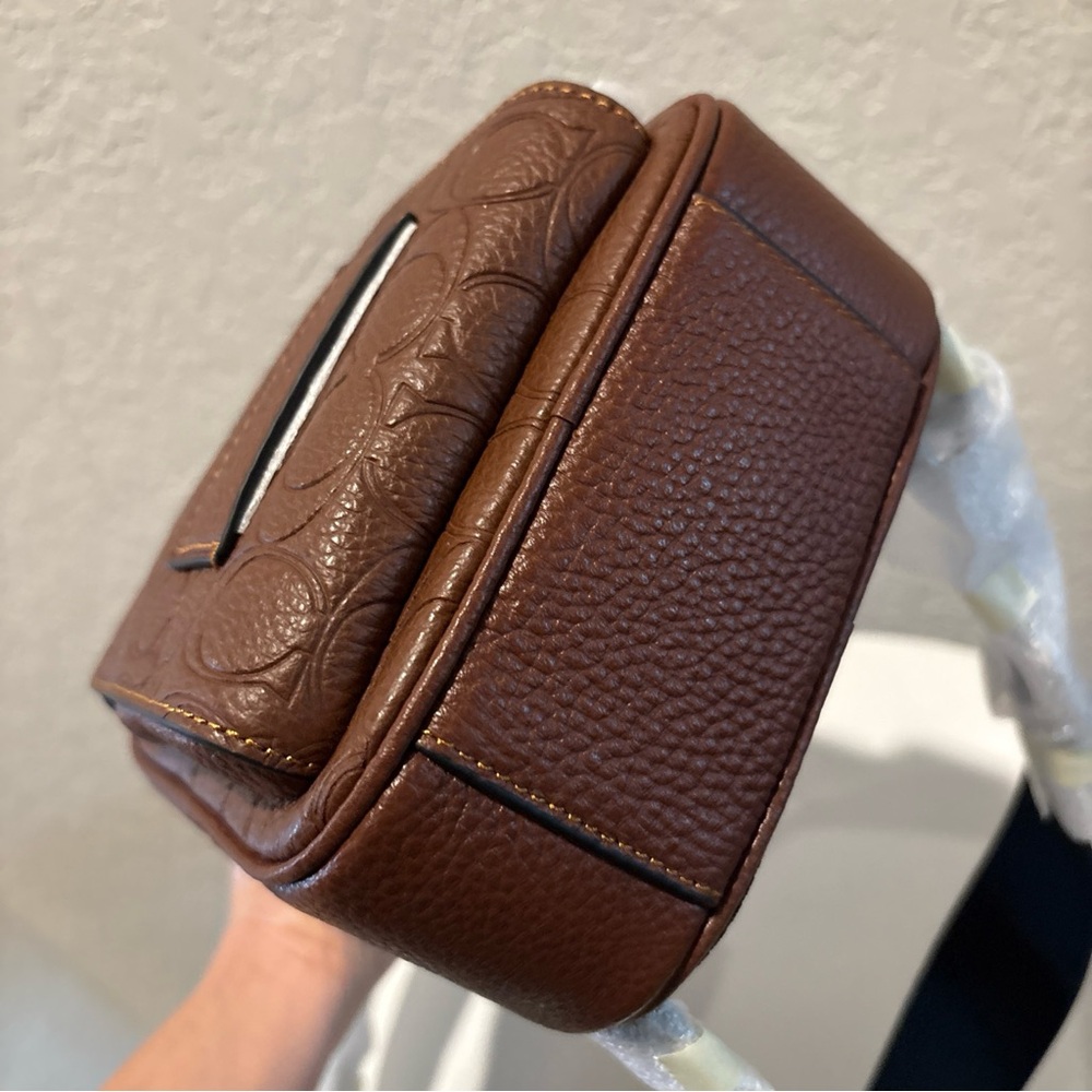 NWT Coach Brown Leather Crossbody Sling Bag for Men - Picture 13 of 13